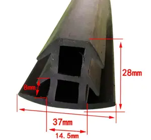 Strip karet segel tipe T, Strip penyegel Panel fotovoltaik surya dapat disesuaikan