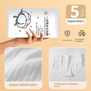 <span class=keywords><strong>Moonchild</strong></span> sous-vêtements jetables en polyester pour femmes, grande taille, pantalons quotidiens portables sans lavage séparés - Product Image 3