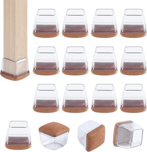 <b>Chair</b> Leg <b>Floor</b> <b>Protectors</b> TPE Material with Wrapped Felt - Product Image 1