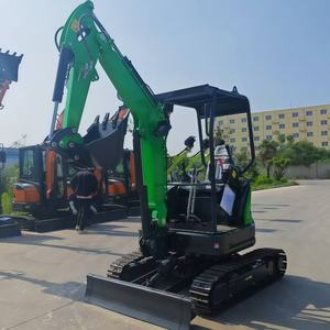 จัดส่งฟรี รถขุดขนาดเล็ก 3 ตัน 2.5 ตัน เครื่องยนต์ CE EPA พร้อมห้องโดยสารสำหรับงานฟาร์ม รถขุดไฮดรอลิกขนาดเล็กแบบตีนตะขาบ 2 ตัน สำหรับขาย - Product Image 3