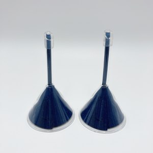 Entonnoir en verre triangulaire bleu de 50 mm pour huiles essentielles, usage en laboratoire, parfum pour papier et allumettes spéciales - Product Image 1