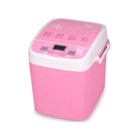Máquina para Hacer Pan de 1.5LB, Totalmente Automática, Eléctrica, Multifuncional, con Pantalla LCD de Plástico, 19 Programas, Función para Mantener el Calor, para Uso en Hoteles