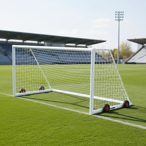 Porterías Profesionales de Fútbol Sala 5 en 1 con Ruedas, Porterías de Aluminio <span class=keywords><strong>LYM</strong></span>-300A para Entrenamiento - Product Image 1