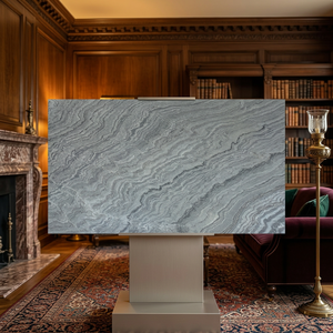 Flatstone Designs Ice Black Marble <b>Stone</b> Veneer Ocean Green Natural Slate Flexible Backlit Wall Panel 5-Year Warranty - Product Image 6