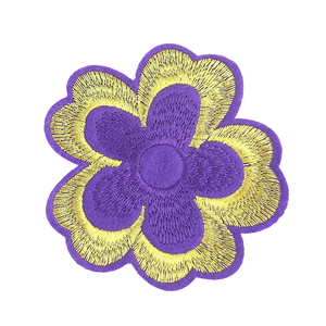 Toppa ricamata a fiori multicolori alla moda amo il Design della terra distintivo ricamato per magliette con cappuccio - Product Image 2