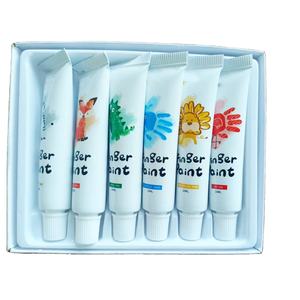 Nouvel arrivage de peinture à 6 <span class=keywords><strong>doigts</strong></span> pour enfants, de haute qualité, lavable, Non toxique et écologique, DIY bricolage, 2022 - Product Image 1