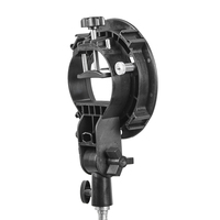 Support de support Speedlite de type S avec logo personnalisé pour support Bowens d'appareil photo pour flash à main Accessoires de studio photo