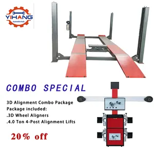 Hot Sale Used Wheel Aligners Equipment 4 Post Car Lift Software Free Download 3d Four Wheel Alignment Machine Full Set