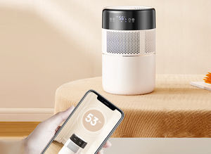 Faible consommation <span class=keywords><strong>d</strong></span>'énergie sortie Lar humidificateur <span class=keywords><strong>d</strong></span>'<span class=keywords><strong>air</strong></span> à évaporation pure purificateur <span class=keywords><strong>d</strong></span>'<span class=keywords><strong>air</strong></span> domestique <span class=keywords><strong>d</strong></span>ésodorisant Installation centrale matériau PP - Product Image 6