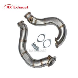 Hot Sales Exhaust Down Pipe para BMW E82 135i E90 E92 E93 335i N54 TT Carton Embalagem Aço Inoxidável Padrão Exhaust Downpipe - Product Image 2