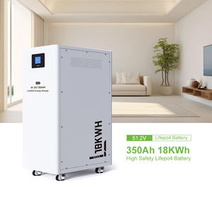 แบตเตอรี่ลิเธียม LiFePO4 18KWh 51.2V350Ah ก้อนแบตเตอรี่มือถือ200A ก้อนสูงสุด15ขนาน caw/ RS485 58.4V ชาร์จ180A - Product Image 1