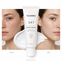 Soins quotidiens de la peau, crème hydratante pour le visage vegan, céramide, hydratation intense, réparation de la barrière cutanée, crème pour le visage 147