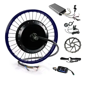 26/27, 5 Inci Hub Roda Belakang Motor 3000 Watt Kit Konversi Sepeda Listrik 250W 500W 1000W 1500W 2000W Brushless 48V 45mm-50mmm