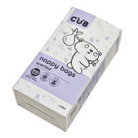 Caja de Embalaje para Pañales de Papel Ecológico, Biodegradable y Reciclable, Personalizada por el Fabricante, con Impresión en Color Morado
