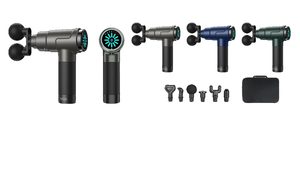 2024 Producto de tendencia Percusión de mano 7 cabezales de repuesto Masajeador de fitness con pantalla LCD Pistola eléctrica de masaje muscular - Product Image 2