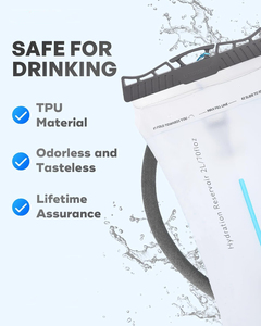 Bolsa de Hidratación Deportiva Plegable de TPU de 1.5L 2L 3L, a Prueba de Fugas, para Exteriores, con Cubierta Impermeable para Camping - Product Image 5