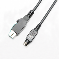 Pabrik disesuaikan kualitas tinggi 8Pin 12V bertenaga USB laki-laki Ke MINI DIN 8PIN kabel