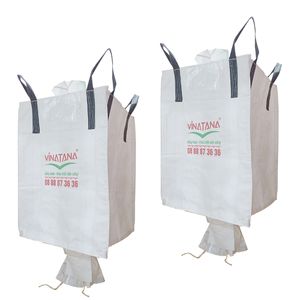 Jumbo 1000kg Big Bag 105x105x115cm Matériau PP pour un stockage efficace des produits en vrac - Product Image 2