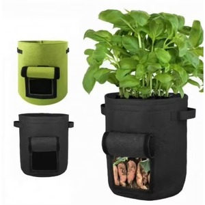 Bolsas de muestra gratuitas, bolsa de jardín, bolsa de fieltro para cultivar patatas con puerta frontal abatible - Product Image 3