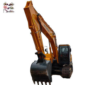 Excavatrice sur pneus Hyundai 220lc-9s d'occasion, 20 tonnes, hydraulique, avec moteur et pompe - Garantie 1 an - Product Image 1