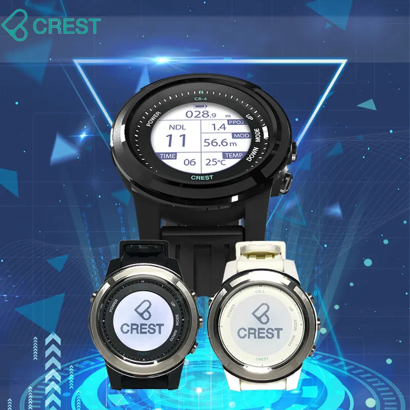 High Quality Wholesale Waterproof Scuba Diving Computer Freediving Bluetooth Rechargeable Professional Diving Watch