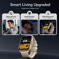Nouvelle Montre Connectée 2026 IP65 Étanche à la Poussière et à l'Eau, Appel Bluetooth, Moniteur de Fréquence Cardiaque, Suivi du Sommeil, Compteur de Pas H13 Y13