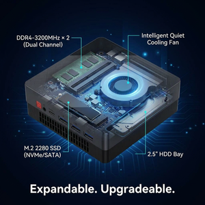 Nueva Mini <span class=keywords><strong>PC</strong></span> Portátil para Juegos con CPU AMD R5-4500U, 16GB/32GB de RAM, 256/512 SSD, Mini Ordenador para Gamers - Product Image 6