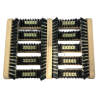 Brosse de nettoyage industrielle et de bricolage avec cadre en bois, structure en bois dur, poils en polypropylène, personnalisable OEM