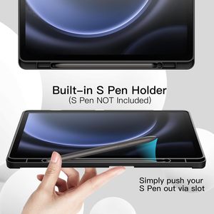 <span class=keywords><strong>Housse</strong></span> de protection pour tablette <span class=keywords><strong>Samsung</strong></span> <span class=keywords><strong>Galaxy</strong></span> <span class=keywords><strong>Tab</strong></span> S10 Lite/S10FE 10,9 pouces avec support pour S Pen, étui souple en TPU à trois volets - Product Image 6