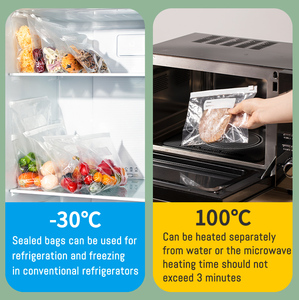 Sac de rangement transparent carré en PE pour la cuisine, solution de stockage des fruits étanche pour l'utilisation alimentaire - Product Image 5