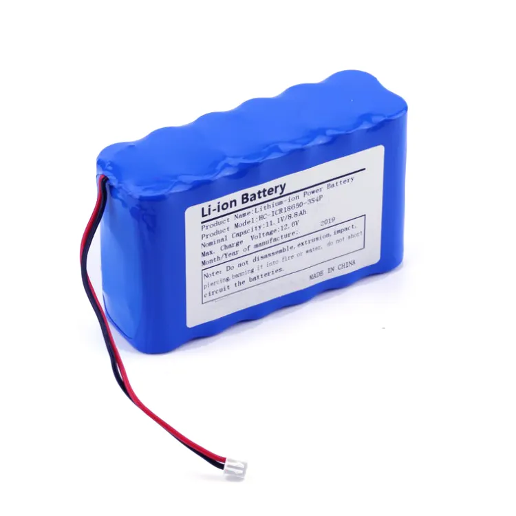 Customized Rechargeable li ion battery lithium 18650 3s 8000mah 8800mah 12v 8Ah 8.8AH li-ion 3s4p battery pack 11.1v for sale