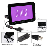 Projecteur LED UV noir personnalisé 80W 100W 150W IP66 pour discothèque, soirée, club
