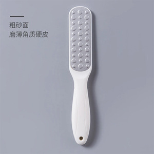 Lima para pies con piedra pómez, forma ovalada, blanca, para eliminar la piel muerta, herramienta para el cuidado de los pies - Product Image 4