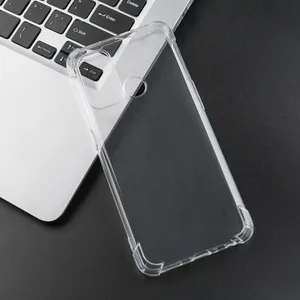 Capa à prova de choque para oppo reno5 a, capa de tpu macia transparente