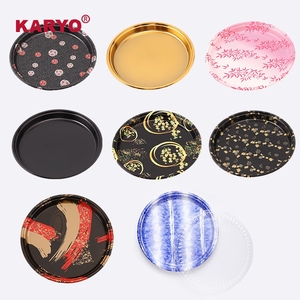 Karyo KY-321 tùy chỉnh vòng dùng một lần Sushi khay thức ăn nhanh nhựa hộp đựng thức ăn sushi Hộp lấy đi với nắp trong suốt - Product Image 2