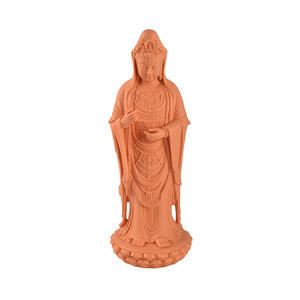 Estatua de Buda impresa en 3D Runhua, material de cera roja DLP, modelo personalizado de alta precisión para decoración - Product Image 1