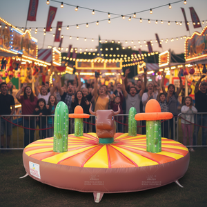 WINSUN Jeu de vache à rodéo <span class=keywords><strong>gonflable</strong></span> de haute qualité tirer vers le bas jeu de <span class=keywords><strong>taureau</strong></span> <span class=keywords><strong>gonflable</strong></span> rond à vendre - Product Image 1