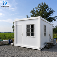 Maison conteneur préfabriquée à installation rapide, conteneur modulaire emballé pour l'hébergement des travailleurs ou le bureau