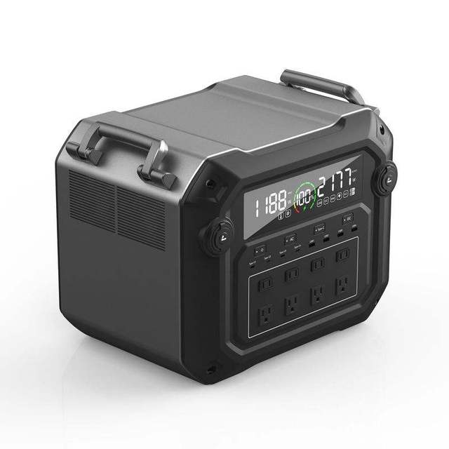 High Capacity Outdoor Camping Emergency 2500w Power Station Solar Power Bank 3600w Portable Power Station