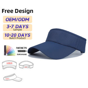 Logo d'événement promotionnel <span class=keywords><strong>personnalisé</strong></span> écran solaire à séchage rapide respirant creux vide chapeau haut de forme cyclisme tennis golf réglable <span class=keywords><strong>pare</strong></span>-<span class=keywords><strong>soleil</strong></span> chapeau - Product Image 6