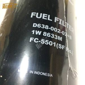 ไส้กรองน้ำมันดีเซลรถตักล้อยาง D638-002-02+B รุ่น 1W 8633M FC-5501 - Product Image 3