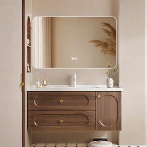 ตู้ห้องน้ำสไตล์จีนแบบใหม่ อ่างล้างหน้า อ่างล้างมือ อ่างเซรามิกแบบรวม - Product Image 3