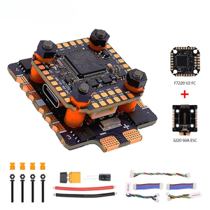 Waillynice F722 Flight Stack Dual Gyro ICM42688 BLHeli32 <span class=keywords><strong>Mini</strong></span> 60A 4en1 ESC Dron de Carreras FPV - Product Image 2