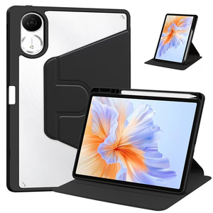 360 ° Redmi Pad 2 2025 11インチ用回転式ケース、ブック型回転式PUケース、ハードシェルアクリル製、ペンホルダー付き、Xiaomi Redmiタブレット用 - Product Image 1
