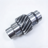 Arbre de transmission hélicoïdal en acier usiné CNC de précision personnalisable, pièces usinées sur mesure