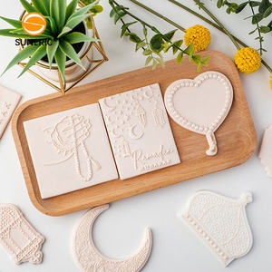 Ramadan Star Embosser Timbre <span class=keywords><strong>Eid</strong></span> Mubarak Fondant Décoration Biscuit Moule Outil En Plastique Cookie Cutter - Product Image 2