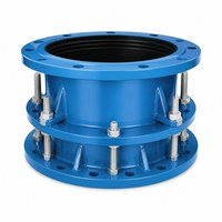 Raccord de tuyau en fonte ductile à bride, tête hexagonale, surface peinte, résistant à la corrosion chimique et aux UV, pression 16 bars