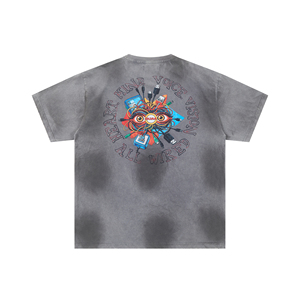 Camisetas DUAA con Pedrería, Estilo Urbano, Talla Grande para Hombre, Algodón Puro, Moda Urbana, Nueva Llegada 2026 - Product Image 3