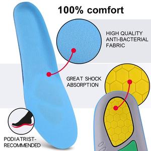 Semelles orthopédiques en Gel de silice pour <span class=keywords><strong>Sport</strong></span>, position intérieure, coussin pour le talon, Support d'arc - Product Image 2