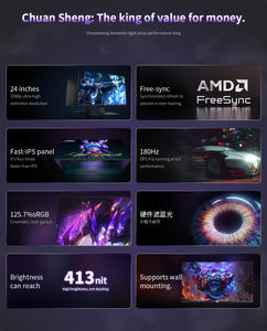 <span class=keywords><strong>Monitor</strong></span> de <span class=keywords><strong>PC</strong></span> Compacto de <span class=keywords><strong>24</strong></span> <span class=keywords><strong>Pulgadas</strong></span> con Frecuencia de Actualización de 200Hz, Resolución de 1920x1080 y Amplia Gama de Colores para Mejorar la Eficiencia Laboral - Product Image 2
